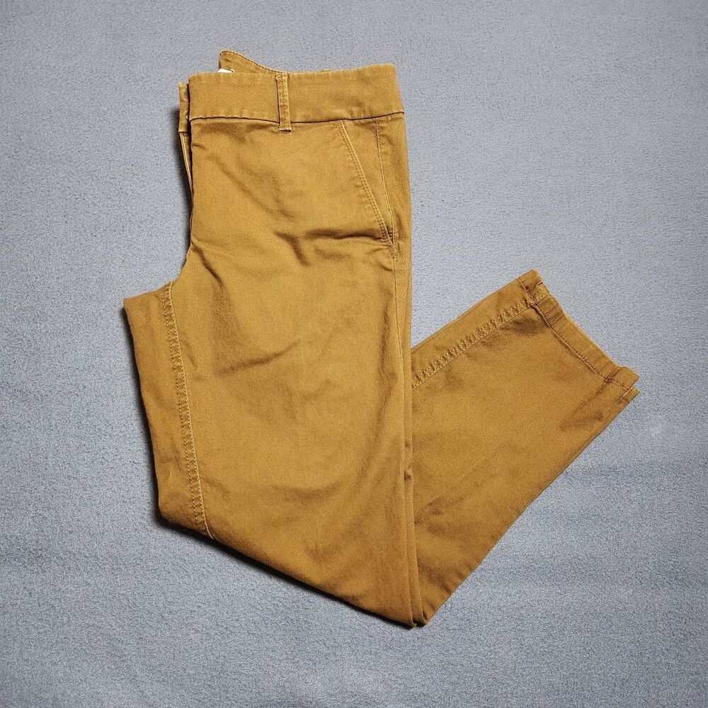 Ann Taylor LOFT Pants Women 6P Brown Low Rise Marisa Slim Ankle